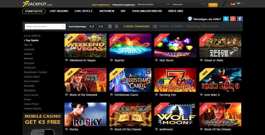 Online Casino des Monats