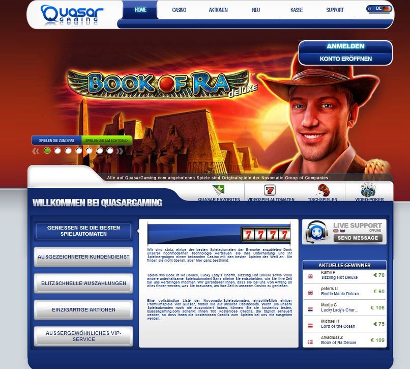 Online Casino des Monats