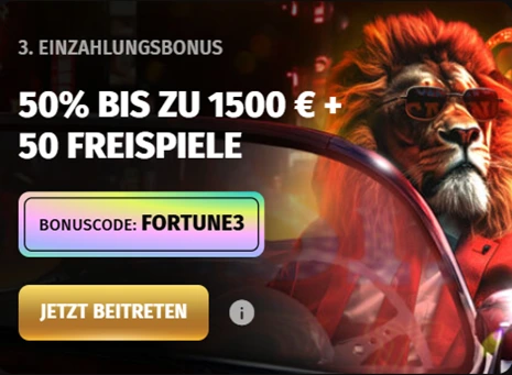 Fortune Willkoemmen Bonus3