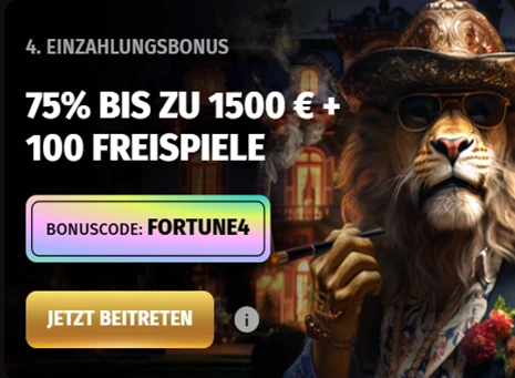 Fortune Willkoemmen Bonus4