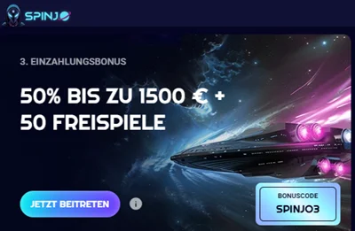 SpinJo Bonus 3